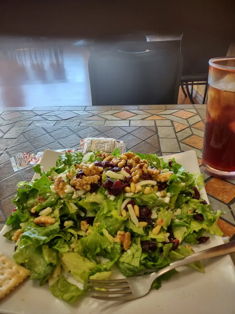 Lina Salad Lettuce Tomato Cheese Cranberries Walnuts Piñón Nuts Honey Mustard Dressing