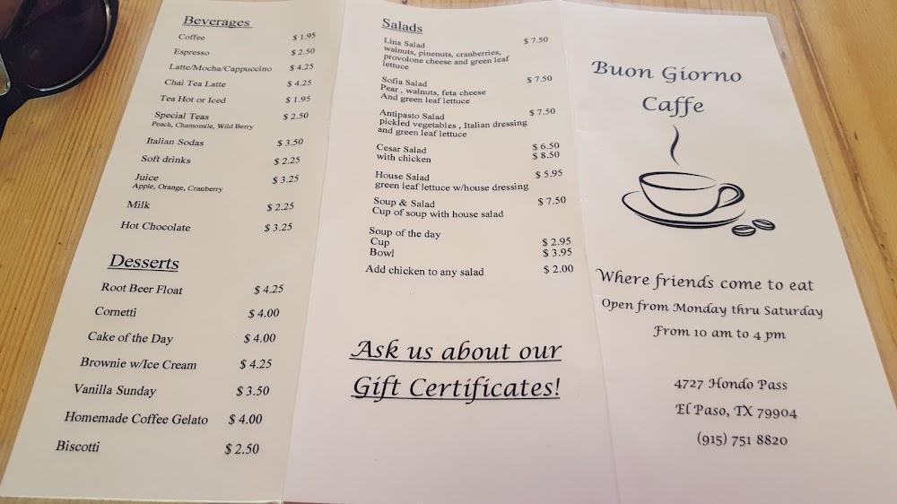 Buon Giorno Caffe Menu image 4